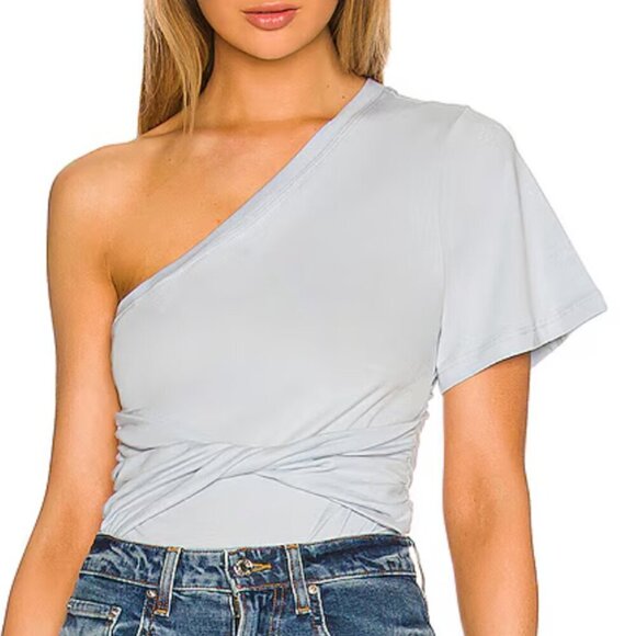 Jonathan Simkhai Harper Bodysuit Baby Blue - Picture 1 of 10